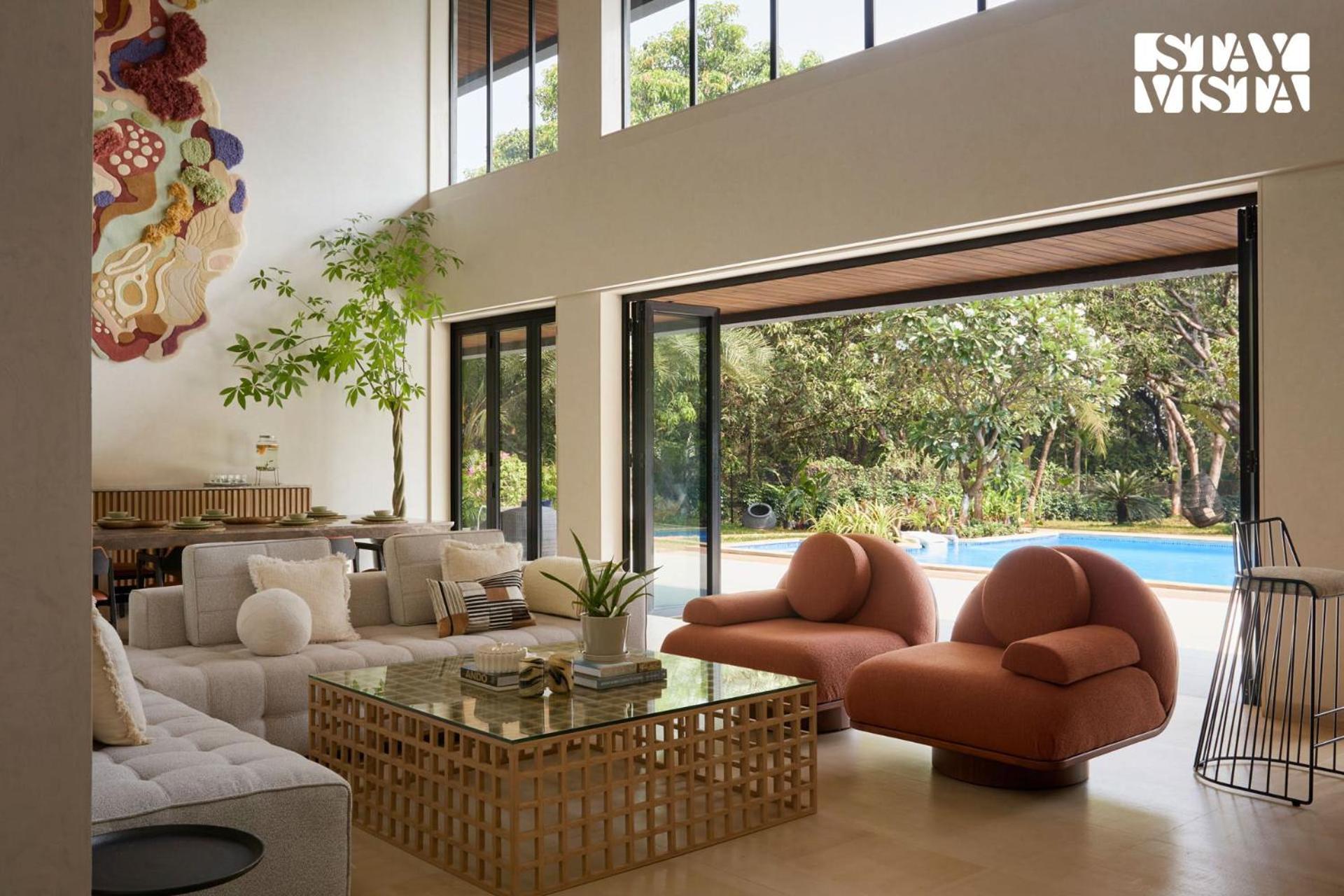 Reflection House By Stayvista With Pool, Terrace Bar, Indoor Games & Exquisite Interiors In A Nutshell Alibág Kültér fotó